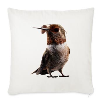 Hummingbird Hummingbird Bird Hummingbirds Cute Hummingbird - Sofa pillowcase 17,3'' x 17,3'' (45 x 45 cm) - natural white - Front