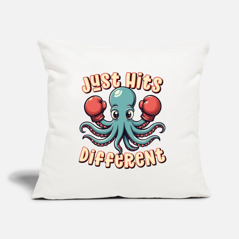 Frappe simplement différemment Housse de coussin décorative 45 x 45 cm