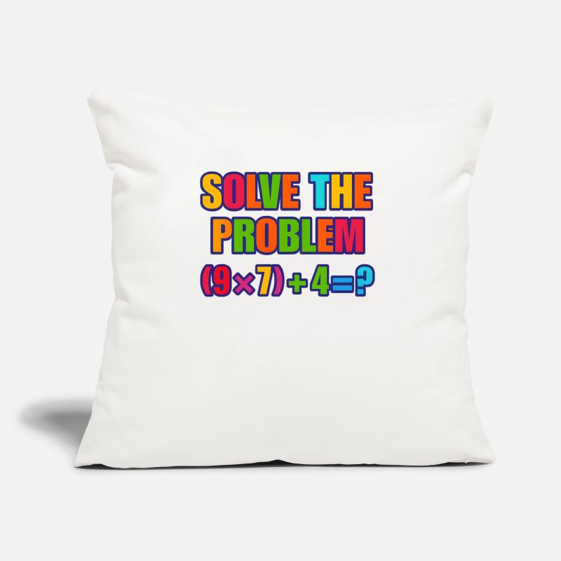 67 Meme, Solve the Problem Math Puzzle  Sofa pillowcase 17,3'' x 17,3'' (45 x 45 cm)