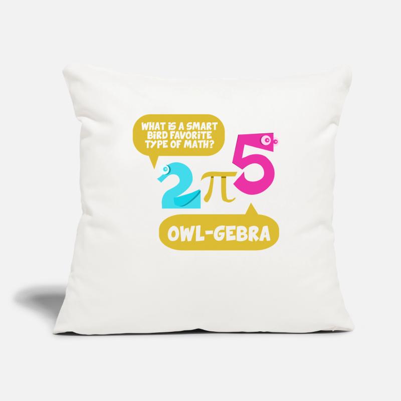 Math Math Math Professeur de mathématiques Mathématicien Housse de coussin décorative 45 x 45 cm
