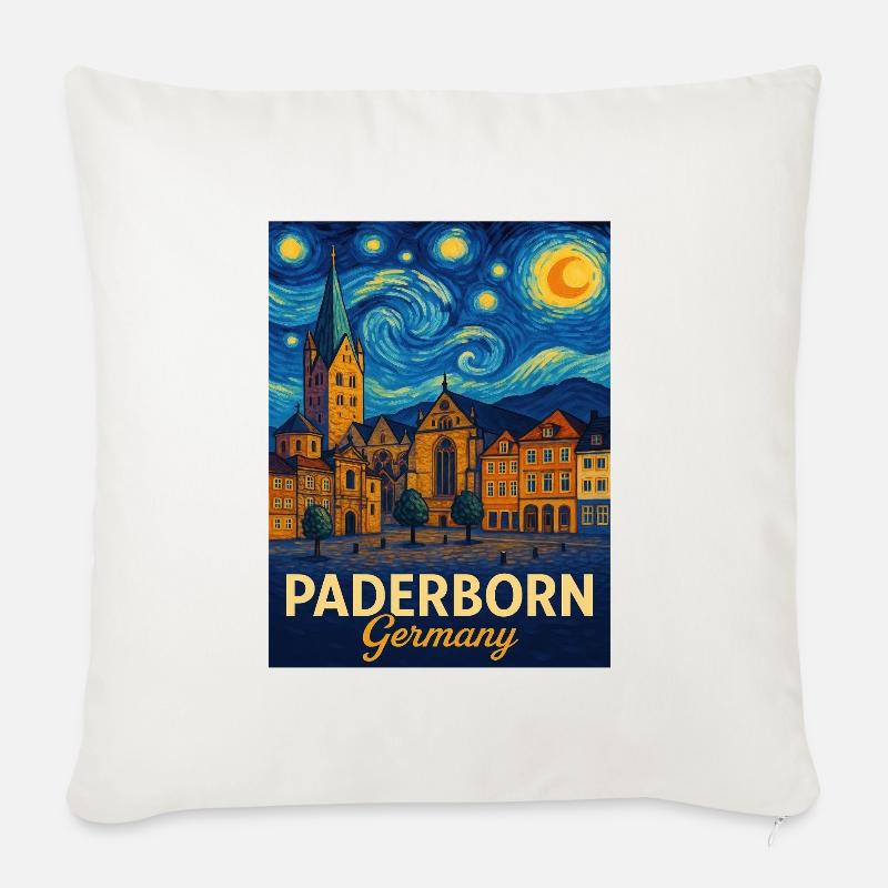 Paderborn - Sofakissenbezug 45 x 45 cm - Naturweiß 