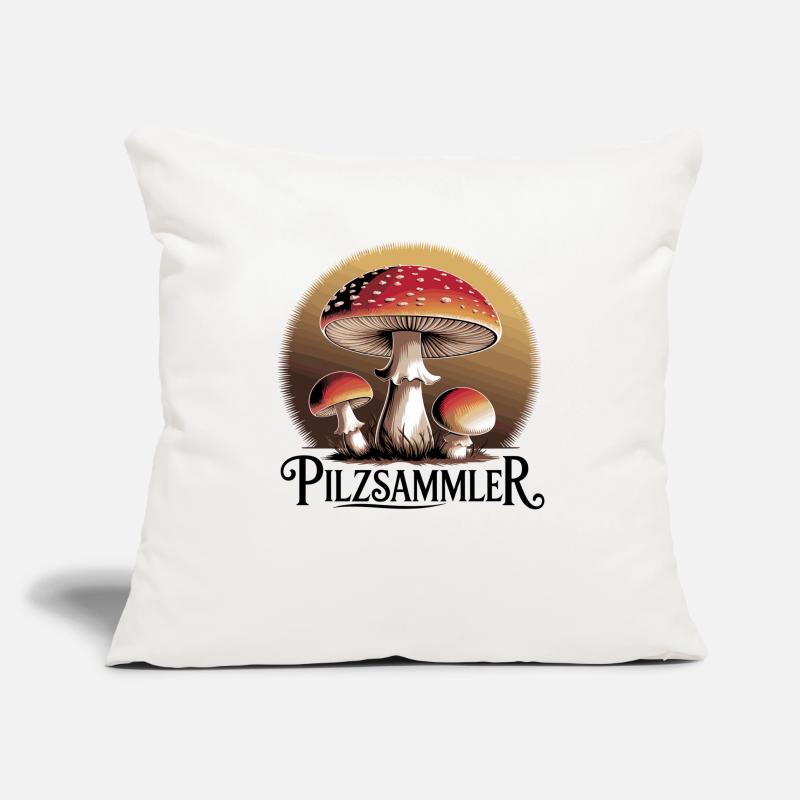 Mystical toadstools in the moonlight Sofa pillowcase 17,3'' x 17,3'' (45 x 45 cm)