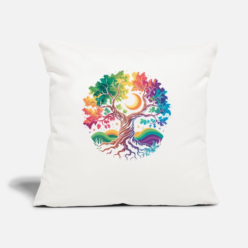 Rainbow Tree Moon Magic Sofa pillowcase 17,3'' x 17,3'' (45 x 45 cm)