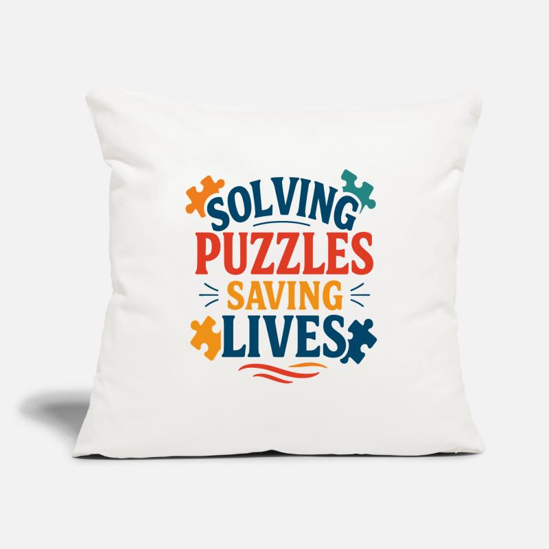 Forensic Nurse Practitioner Puzzles Saving Lives Sofa pillowcase 17,3'' x 17,3'' (45 x 45 cm)