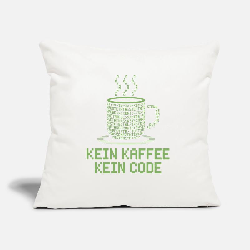 Kein Kaffee Kein Code Programmierer Informatiker Sofakissenbezug 45 x 45 cm