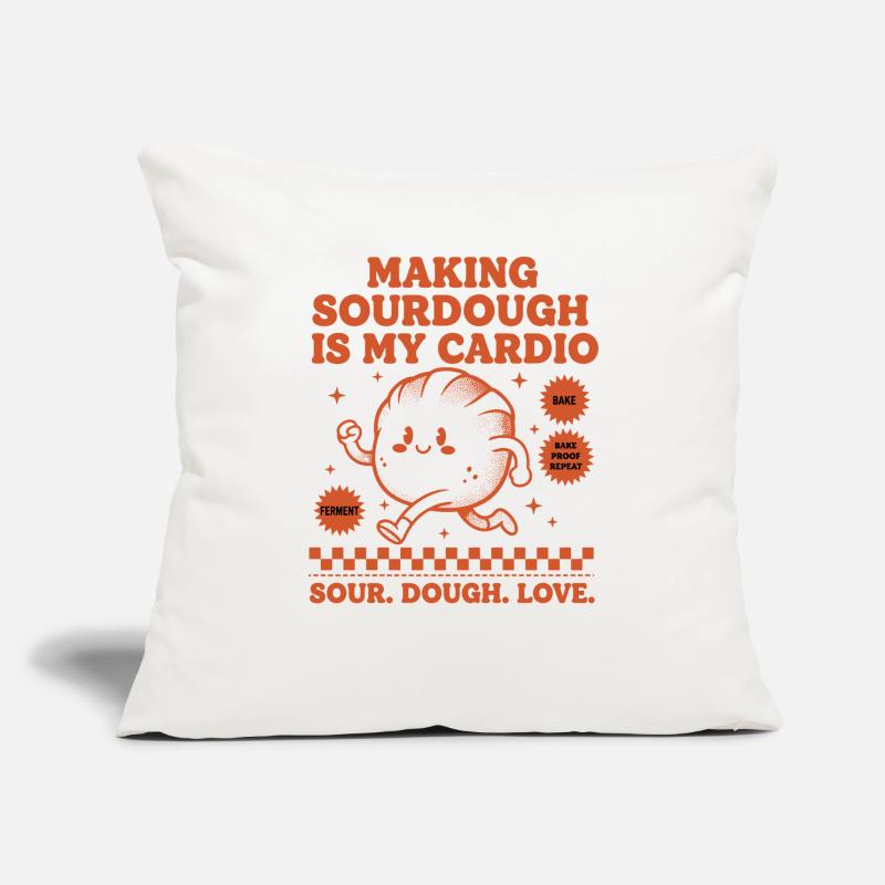 Sourdough Bread Baking Making Sourdough Sofa pillowcase 17,3'' x 17,3'' (45 x 45 cm)