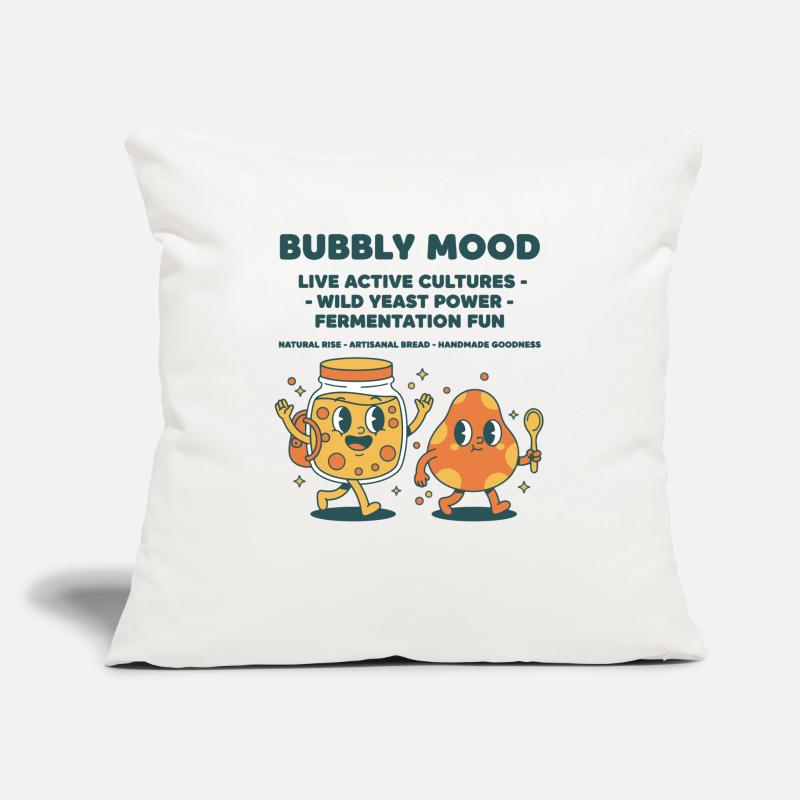sourdough bread baking baker sourdough starter Sofa pillowcase 17,3'' x 17,3'' (45 x 45 cm)