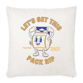 Faisons ce paquet Arracher de nouveaux tirages CardBreak - Housse de coussin décorative 45 x 45 cm - blanc nature - Devant
