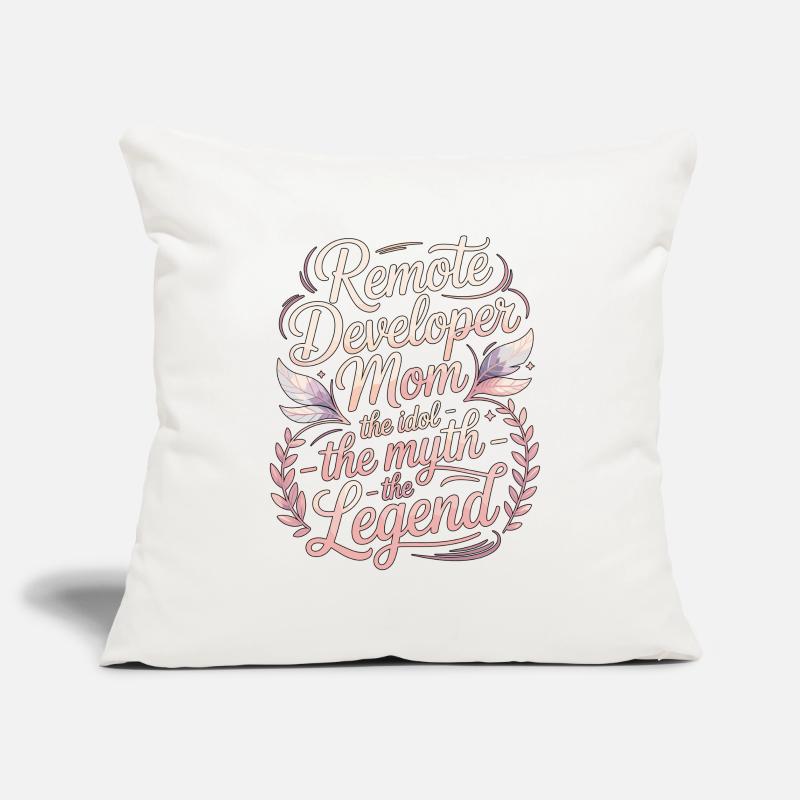 Remote Developer Mom The Idol The Remote Coder Sofa pillowcase 17,3'' x 17,3'' (45 x 45 cm)
