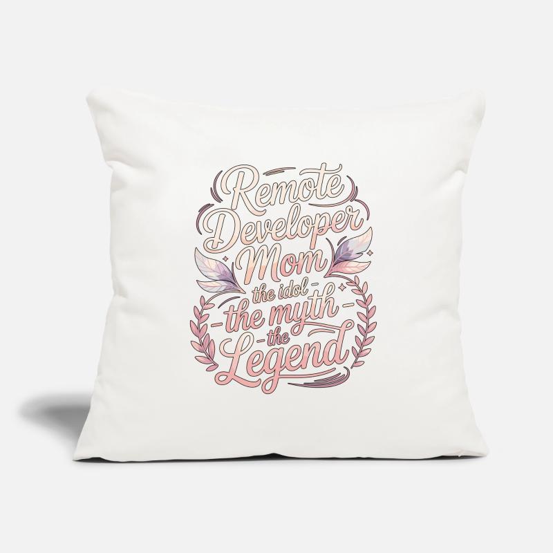 Remote Developer Mom The Idol The Remote Coder Sofa pillowcase 17,3'' x 17,3'' (45 x 45 cm)