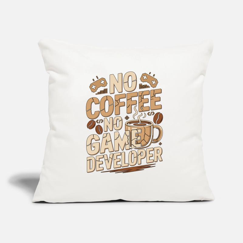 Game Developer No Coffee Game Coder Coffee Lover Sofakissenbezug 45 x 45 cm