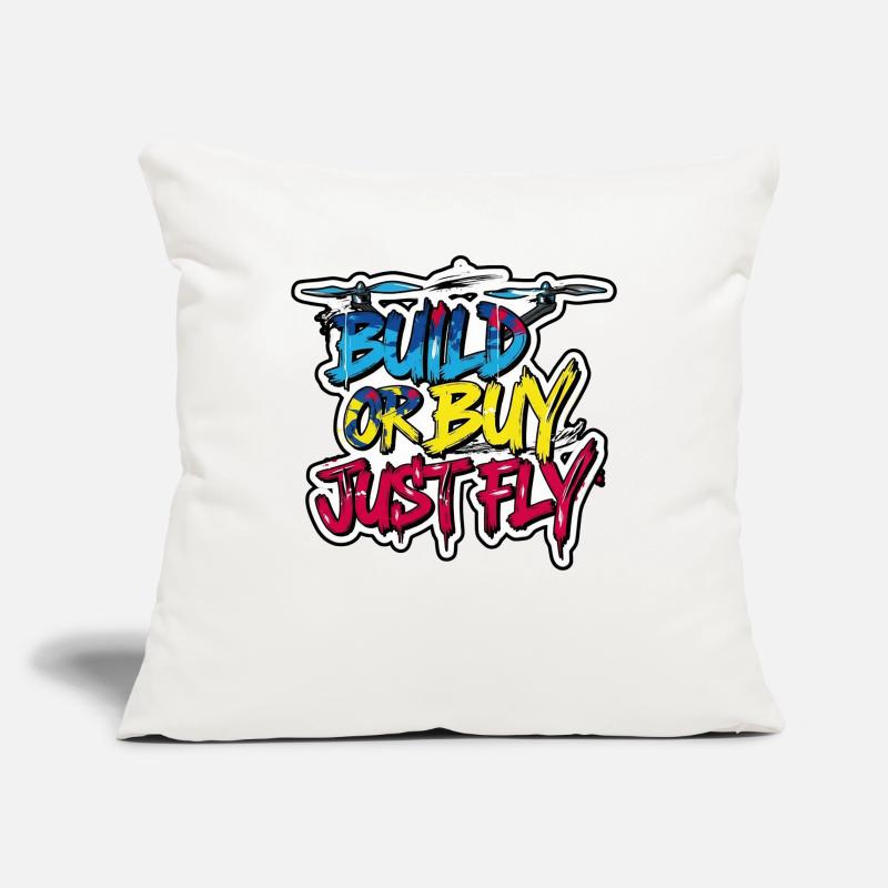 Baue oder kaufe Just Fly Drone Tee Sofakissenbezug 45 x 45 cm
