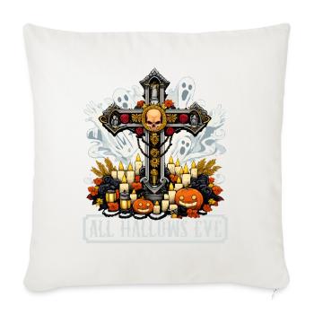 Katholischen Kirche Zu Halloween - Sofakissenbezug 45 x 45 cm - Naturweiß  - Vorne