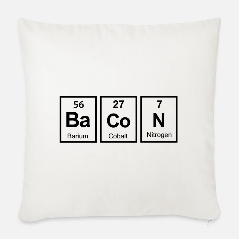 bacon - Sofakissenbezug 45 x 45 cm - Naturweiß 
