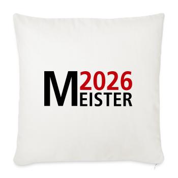 Champion 2026 Championship - Sofa pillowcase 17,3'' x 17,3'' (45 x 45 cm) - natural white - Front
