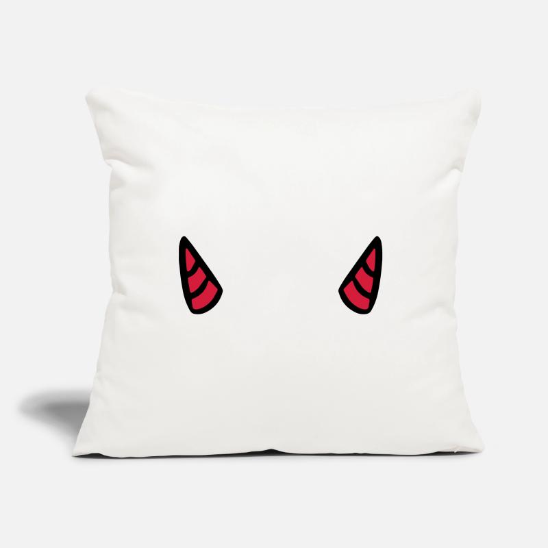 Devil's horn devil devil horn evil Sofa pillowcase 17,3'' x 17,3'' (45 x 45 cm)