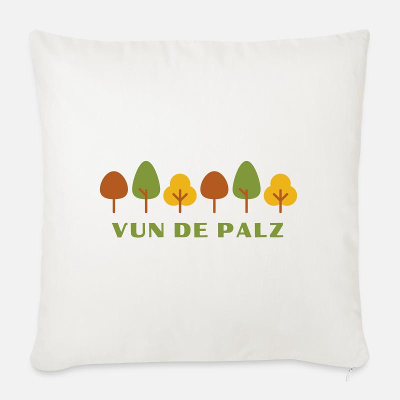 Fuchsloch - Sofakissenbezug 45 x 45 cm - Naturweiß 
