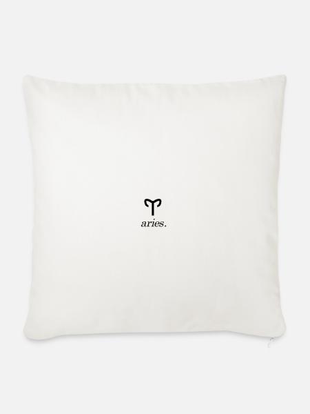 Sternzeichen Design aries. - Sofakissenbezug 45 x 45 cm - Naturweiß 
