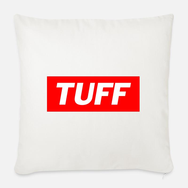 Tuff - Funny Memes - Sofakissenbezug 45 x 45 cm - Naturweiß 