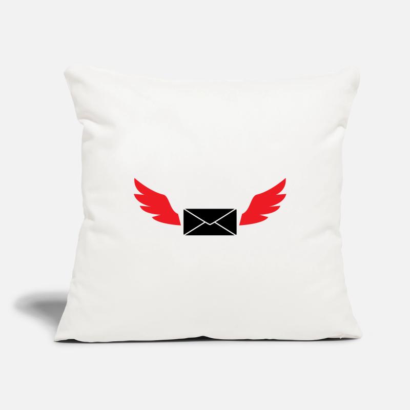Express Mail Envelope Winged Post Sofa pillowcase 17,3'' x 17,3'' (45 x 45 cm)