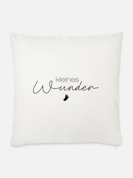 Kleines Wunder - Sofakissenbezug 45 x 45 cm - Naturweiß