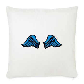 wings - Sofakissenbezug 45 x 45 cm - Naturweiß  - Vorne
