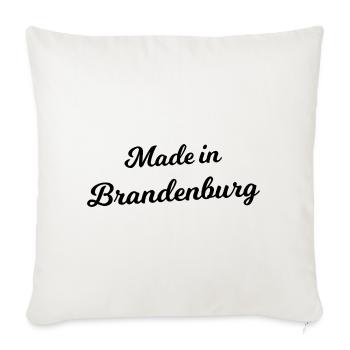 Brandenburg und Berlin - Sofakissenbezug 45 x 45 cm - Naturweiß  - Vorne