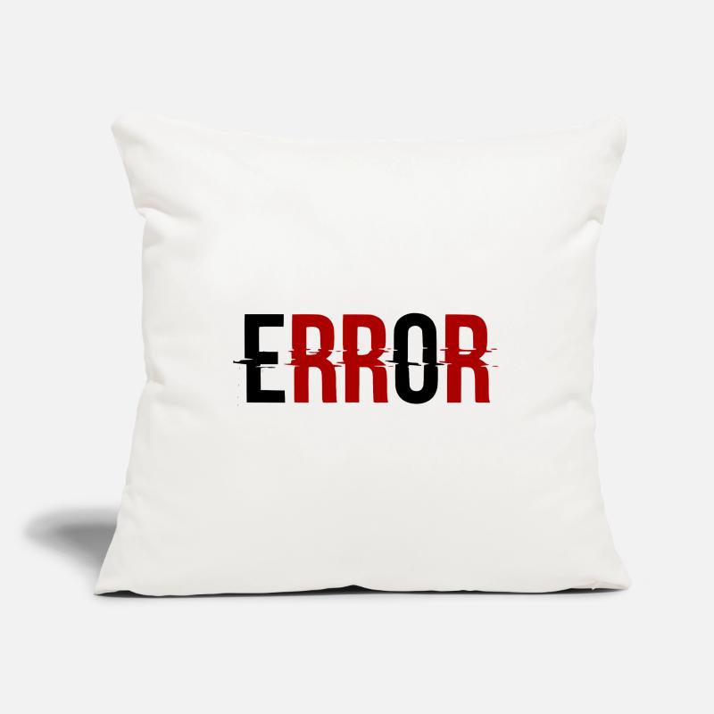 Error Glitch-Design Error Message Sofa pillowcase 17,3'' x 17,3'' (45 x 45 cm)