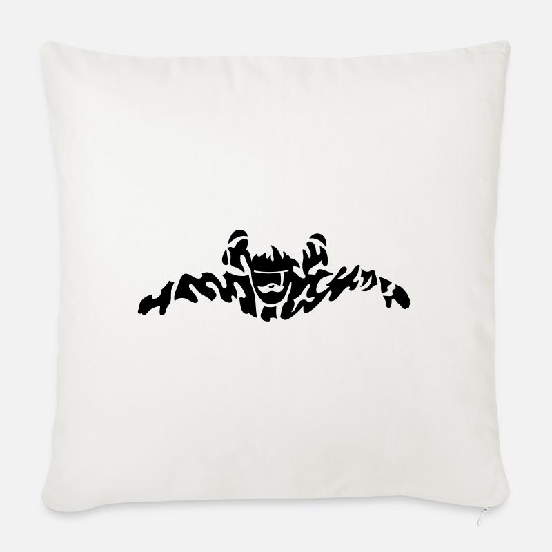 Skydiver - Sofakissenbezug 45 x 45 cm - Naturweiß 