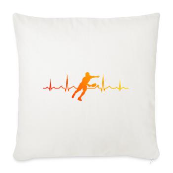 Pickleball Match Design for Pickleball Player Fans - Sofa pillowcase 17,3'' x 17,3'' (45 x 45 cm) - natural white - Front