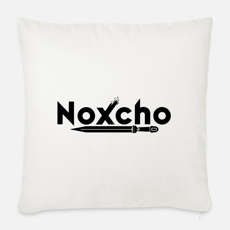 NoXcHo - Sofakissenbezug 45 x 45 cm - Naturweiß