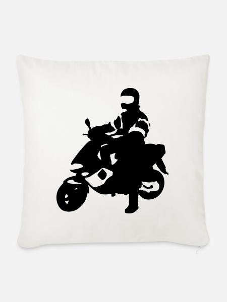 Roller - Sofakissenbezug 45 x 45 cm - Naturweiß 