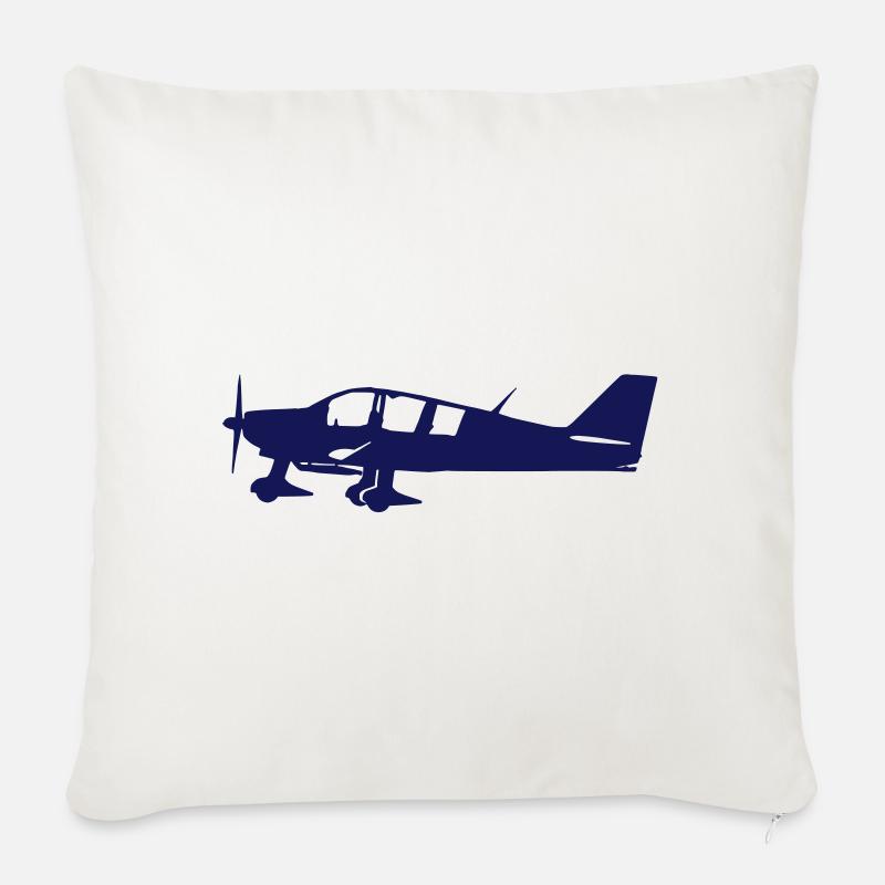 Robin DR 400 Remorqueur - Sofakissenbezug 45 x 45 cm - Naturweiß 