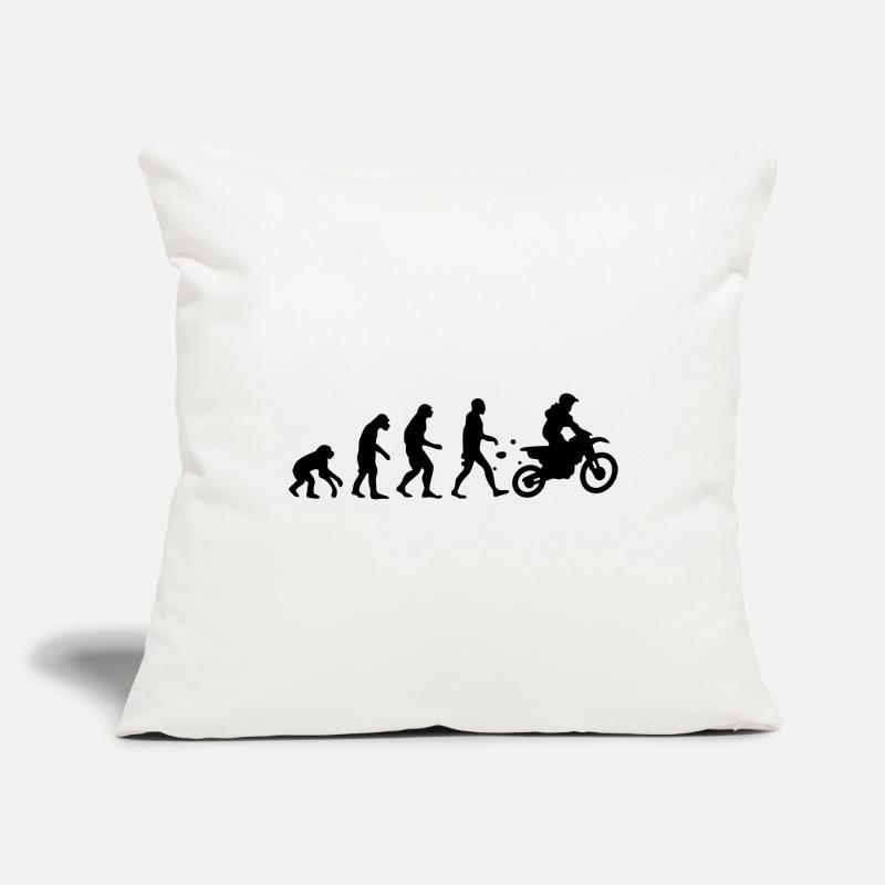 évolution motocross Housse de coussin décorative 45 x 45 cm