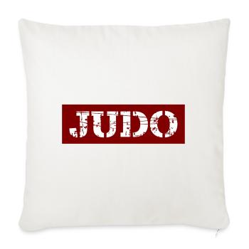 Judo - Sofakissenbezug 45 x 45 cm - Naturweiß  - Vorne