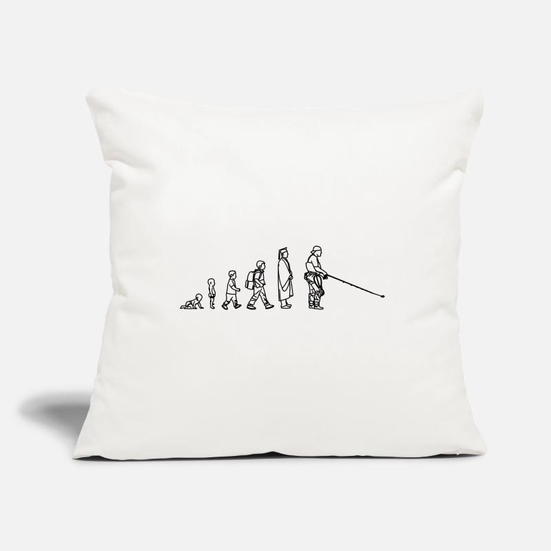 Évolution de Fischer Housse de coussin décorative 45 x 45 cm