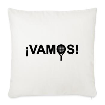 Vamos! - Housse de coussin décorative 45 x 45 cm - blanc nature - Devant