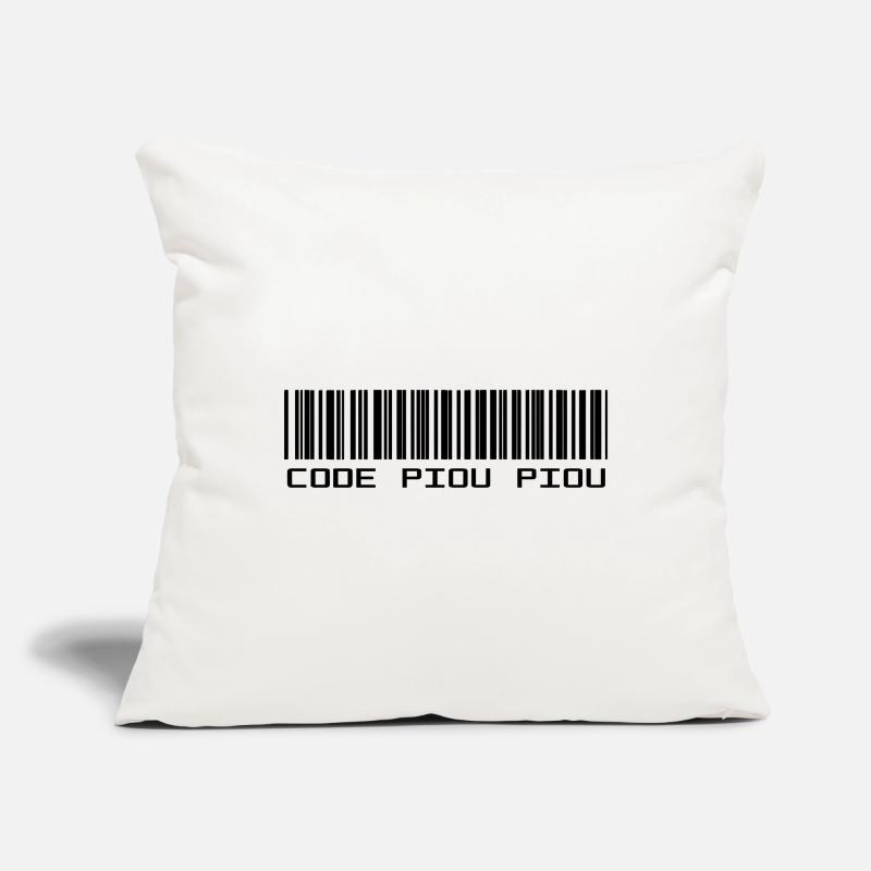 CODE PIOU PIOU Housse de coussin décorative 45 x 45 cm