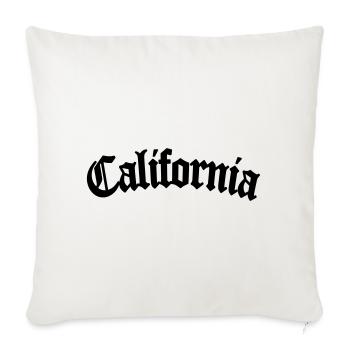Californie - Housse de coussin décorative 45 x 45 cm - blanc nature - Devant