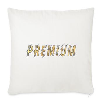 Édition premium super qualité - Housse de coussin décorative 45 x 45 cm - blanc nature - Devant
