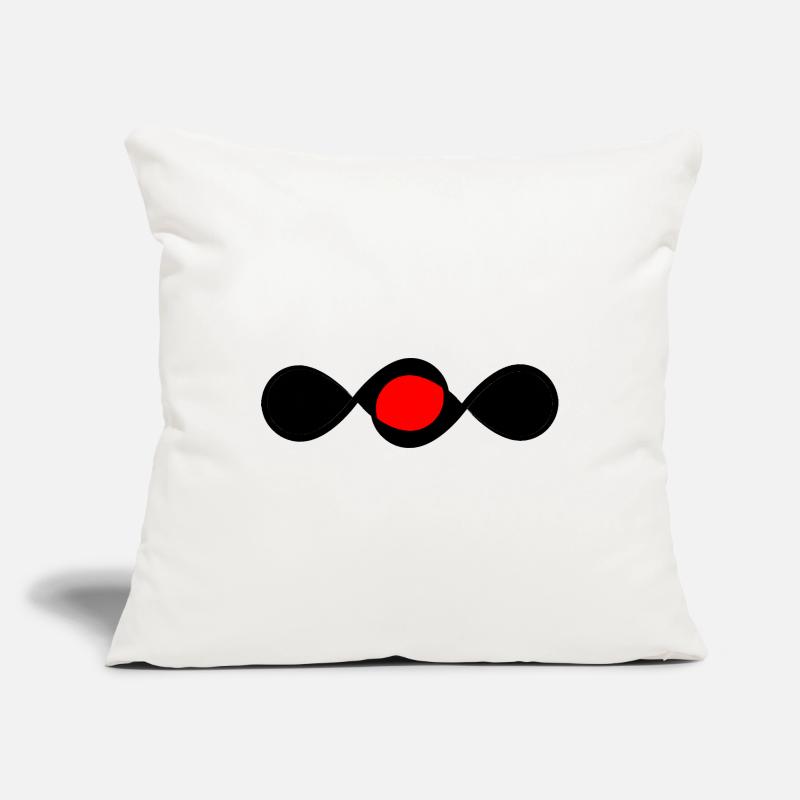 Red Infinity Spotlight Sofa pillowcase 17,3'' x 17,3'' (45 x 45 cm)