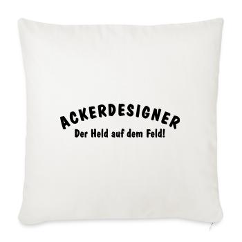 Bauer Landwirt Ackerdesigner Landwirt Held - Sofakissenbezug 45 x 45 cm - Naturweiß  - Vorne