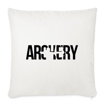 archery - Sofa pillowcase 17,3'' x 17,3'' (45 x 45 cm) - natural white - Front