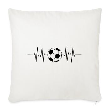 Soccer - Sofa pillowcase 17,3'' x 17,3'' (45 x 45 cm) - natural white - Front