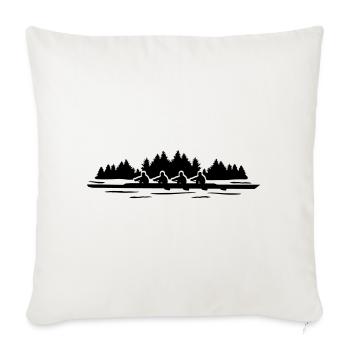 Ramer dans la nature - Housse de coussin décorative 45 x 45 cm - blanc nature - Devant