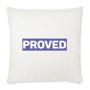 très tendance prouvée chemise violette 2022 - Housse de coussin décorative 45 x 45 cm - blanc nature - Devant