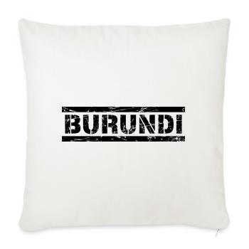 Burundi - Sofa pillowcase 17,3'' x 17,3'' (45 x 45 cm) - natural white - Front