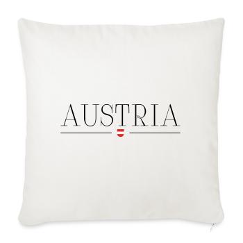 Austria - Sofa pillowcase 17,3'' x 17,3'' (45 x 45 cm) - natural white - Front