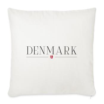 Danemark - Housse de coussin décorative 45 x 45 cm - blanc nature - Devant