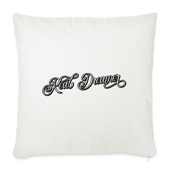 Real Dreamer - Sofa pillowcase 17,3'' x 17,3'' (45 x 45 cm) - natural white - Front